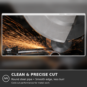 HANATA 14" 350mm 66T/80T Cermet Circular Saw Blade, Metal Cut-Off Saw, Cold Saw – Cutting for Metal, Steel